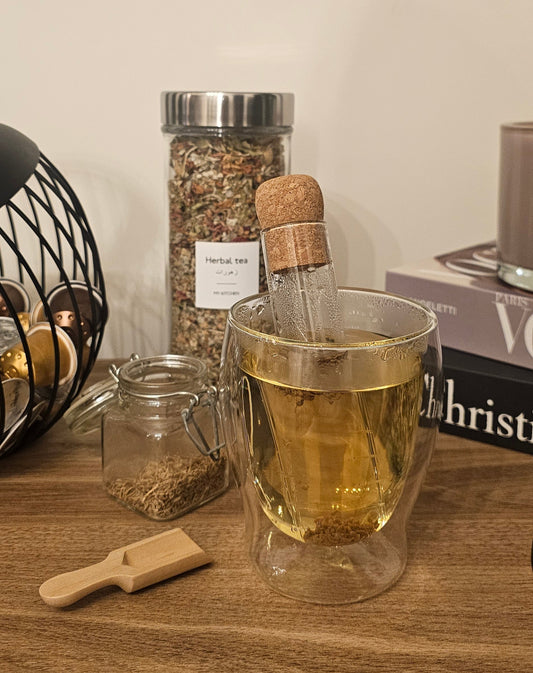 Glass tea infuser
