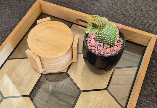 Natural Wooden Coaster