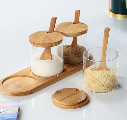 3-Spice Jars Set